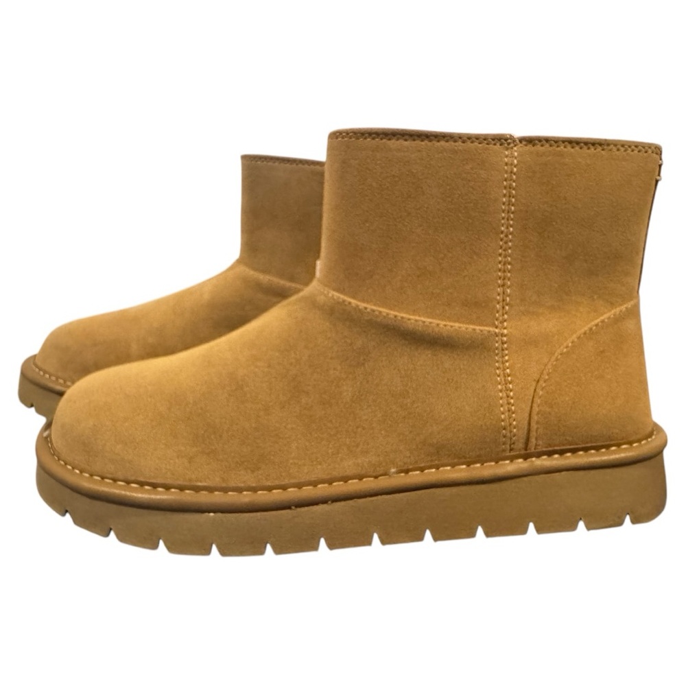 Tan Suede Ankle Boots